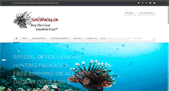 Desktop Screenshot of lionfishhunting.com