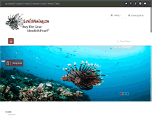 Tablet Screenshot of lionfishhunting.com